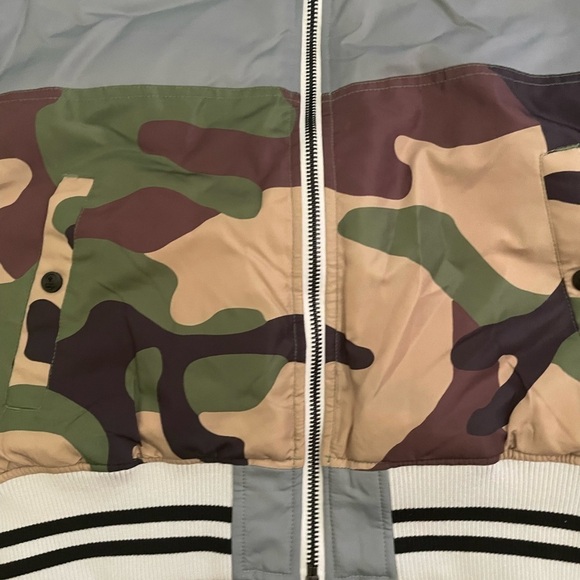 New zero foxtrot gear bomber jacket without tags Large L pit to put 25 t-b 28 - Picture 6 of 10